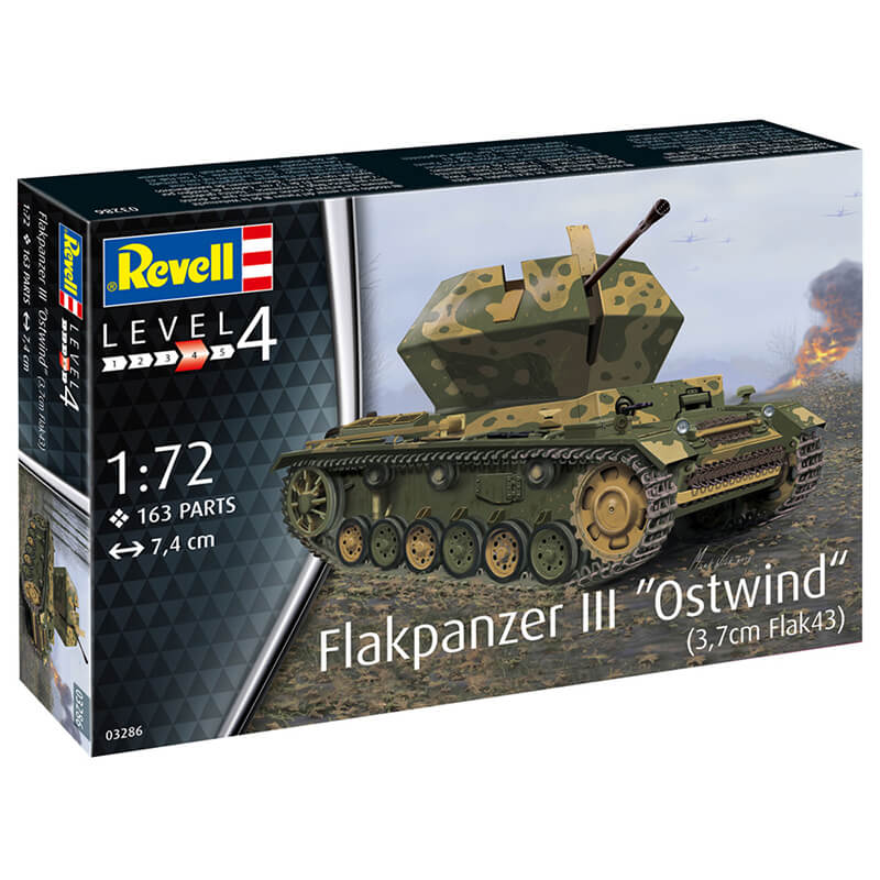 Revell 1/72 Flakpanzer III "Ostwind" Kit