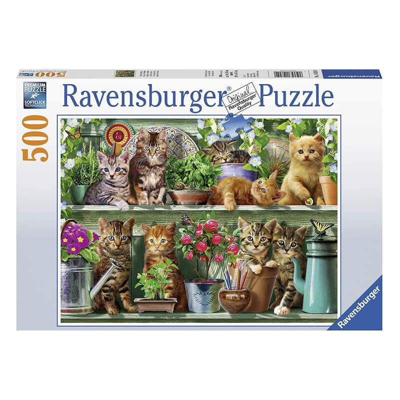 Cats on the Shelf 500pcs Puzzle