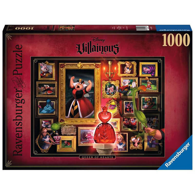 Disney Villainous Queen Of Hearts 1000pcs Puzzle