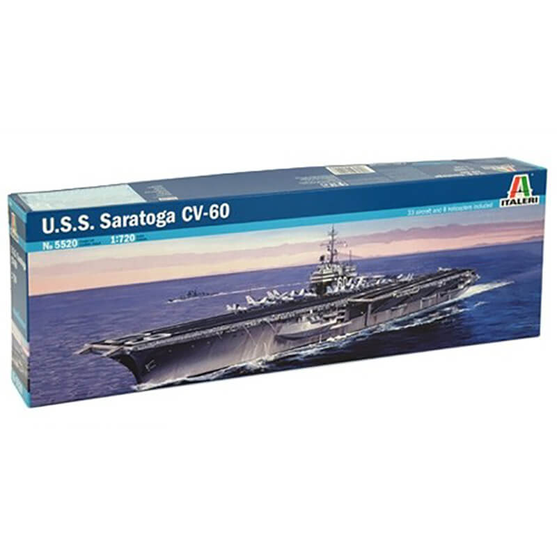 Italeri 1/720 U.S.S. Saratoga CV-60 Kit
