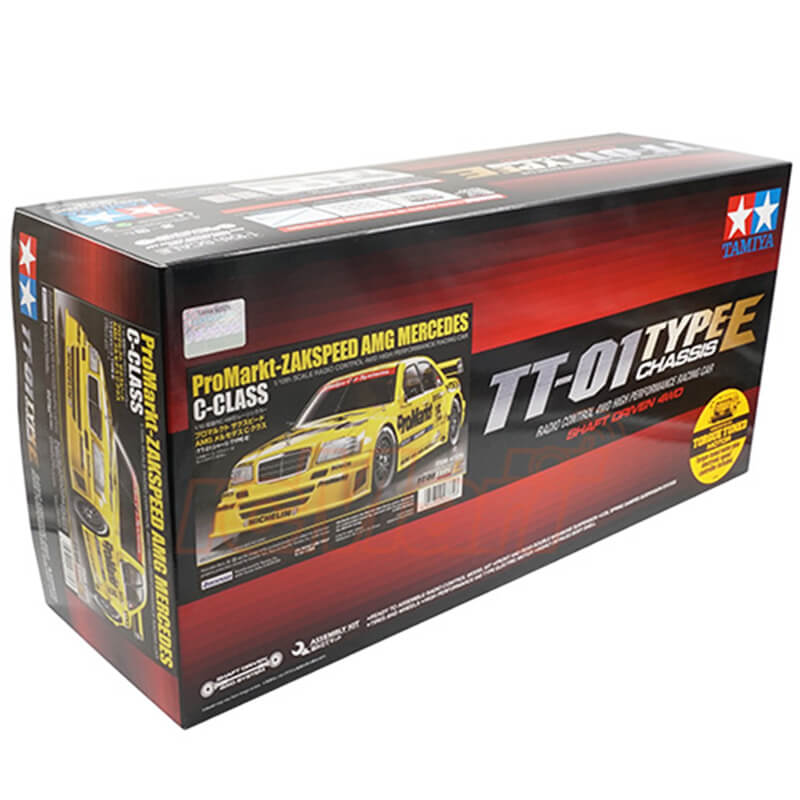Tamiya 1/10 ProMarkt Zakspeed AMG Mercedes C-Class TT-01 Type E Chassis RC Kit