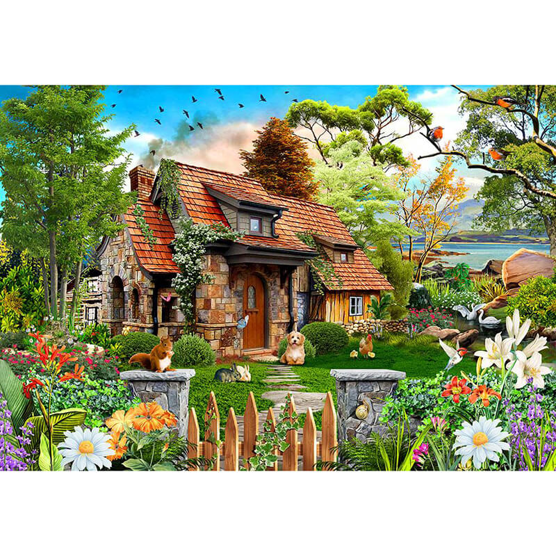 Merles's Cottage 1000pcs Puzzle