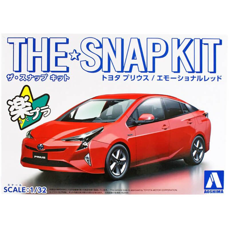 Aoshima 1/32 Toyota Prius (Emotional Red) Kit