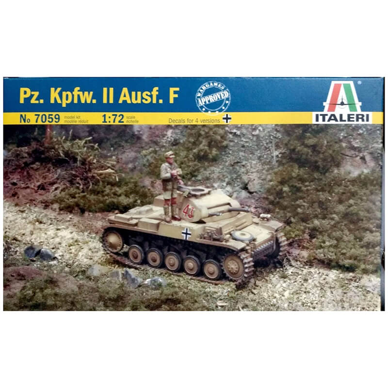 Italeri 1/72 Pz. Kpfw. II Ausf. F Kit