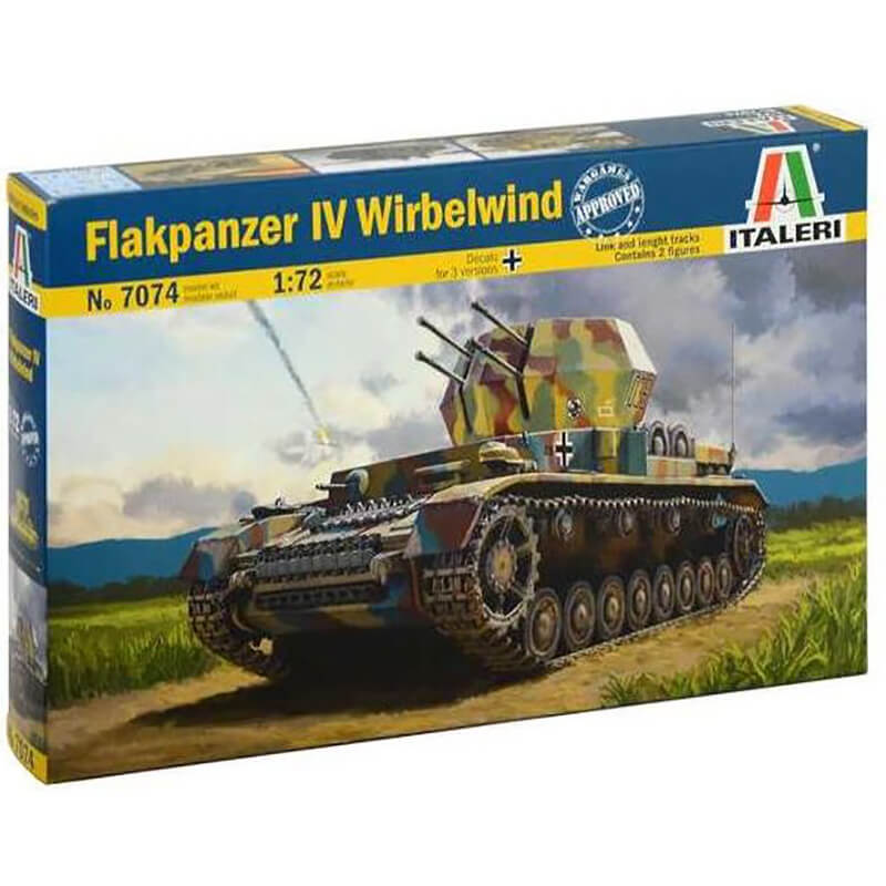 Italeri 1/72 Flakpanzer IV Wirbelwind Kit