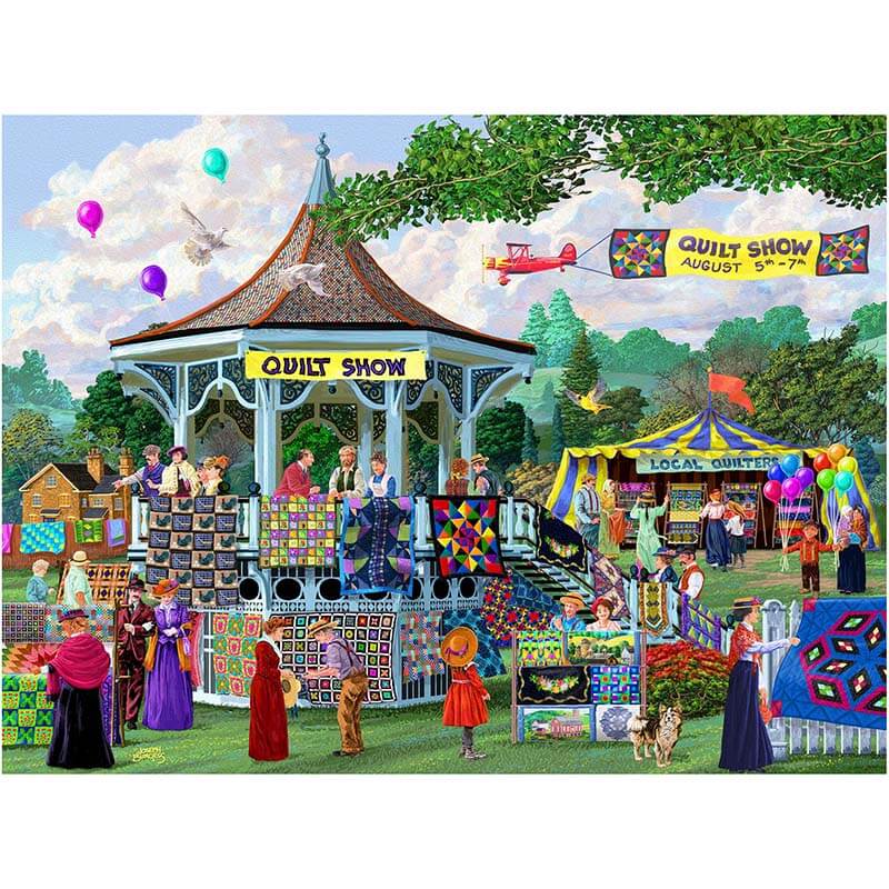 Summer Quilt Show By Joseph Burgess 1000pc Puzzle