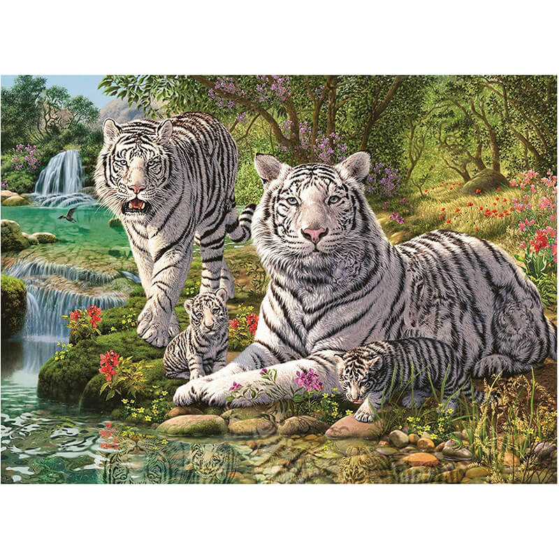 White Cat 500pcs Puzzle