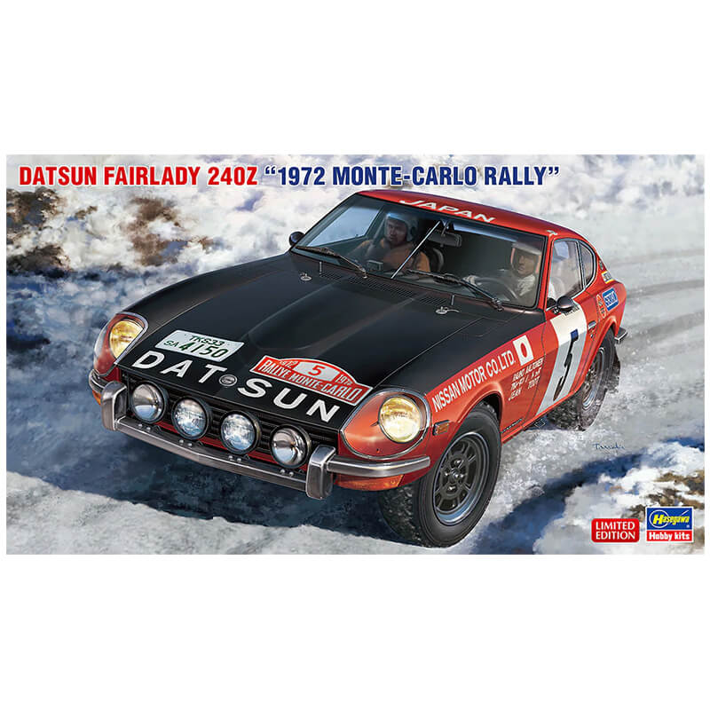 Hasegawa 1/24 Datsun Fairlady 240Z "1972 Monte-Carlo Rally" Kit