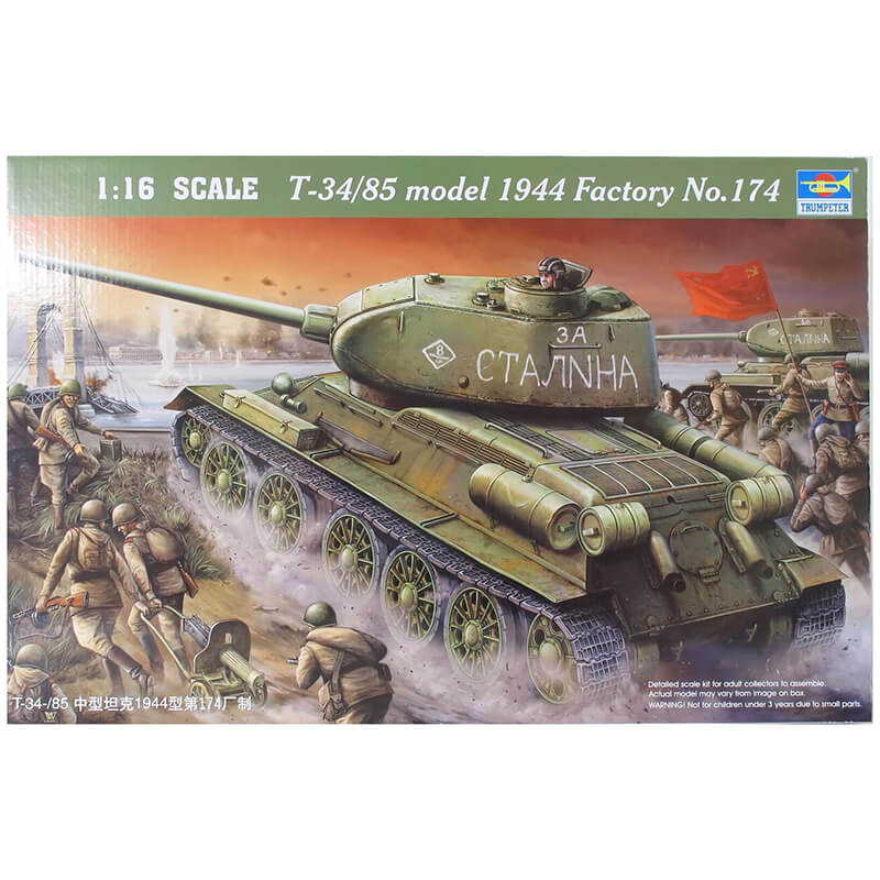 Trumpeter 1/16 T-34/85 Model 1944 Factory No. 174 Kit