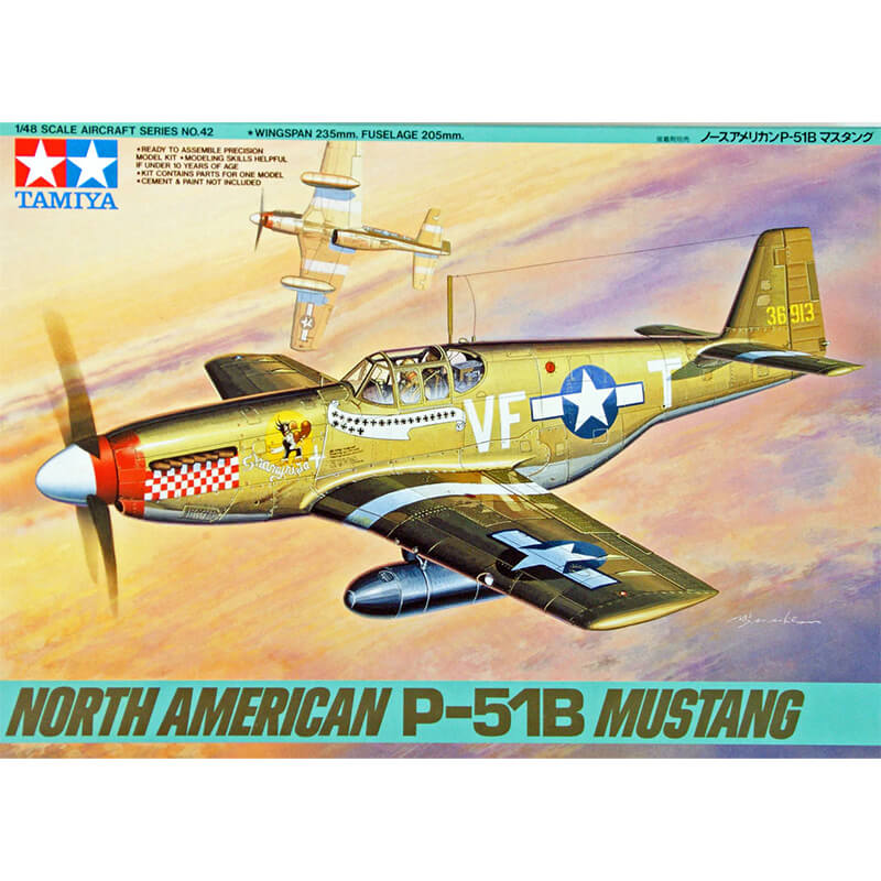 Tamiya 1/48 North American P-51B Mustang Kit