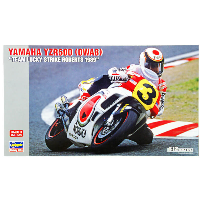Hasegawa 1/12 Yamaha YZR500 (0WA8) "Team Lucky Strike Roberts 1989" Kit