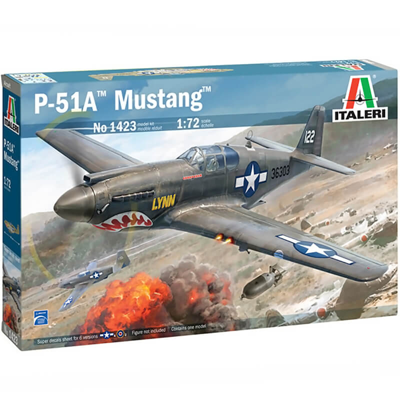 Italeri 1/72 P-51A Mustang Kit