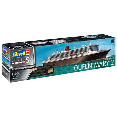 Revell 1/400 Ocean Liner Queen Mary 2 Platinum Edition Kit