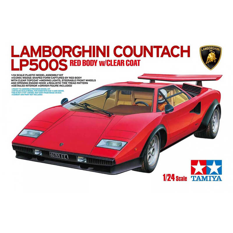 Tamiya 1/24 Lamborghini Countach LP500S Kit