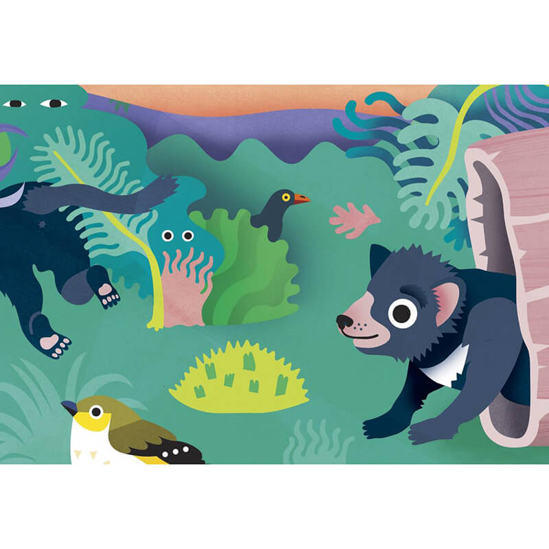 Wild Australia Neville The Devil 2x12pcs Puzzle