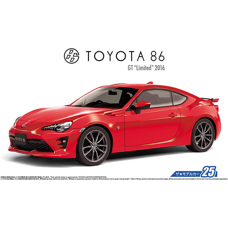 Aoshima 1/24 Toyota 86 GT "Limited" 2016 Kit