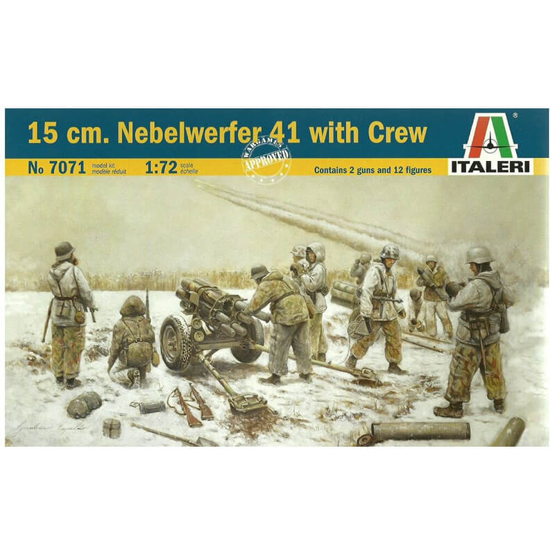Italeri 1/72 15 cm. Nebelwerfer 41 With Crew Kit