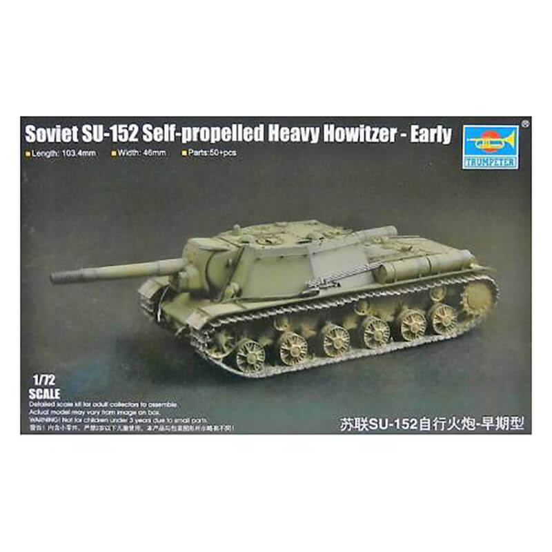 Trumpeter 1/72 Soviet SU-152 Self-Propelled Heavy Howitzer-Early Kit
