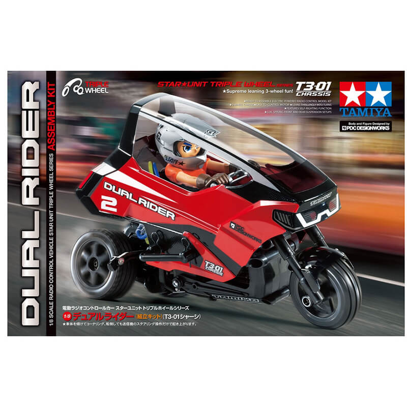 Tamiya 1/8 Dual Rider Star Unit T3-01 Chassis RC Kit