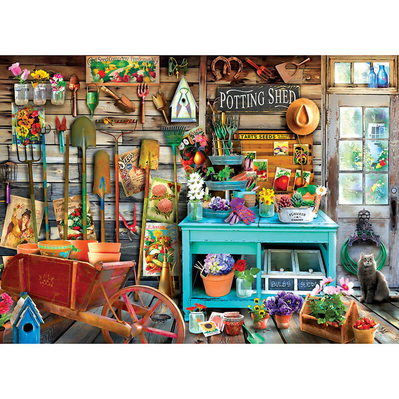 The Potting Shed by Jason Taylor 1000pc Puzzle