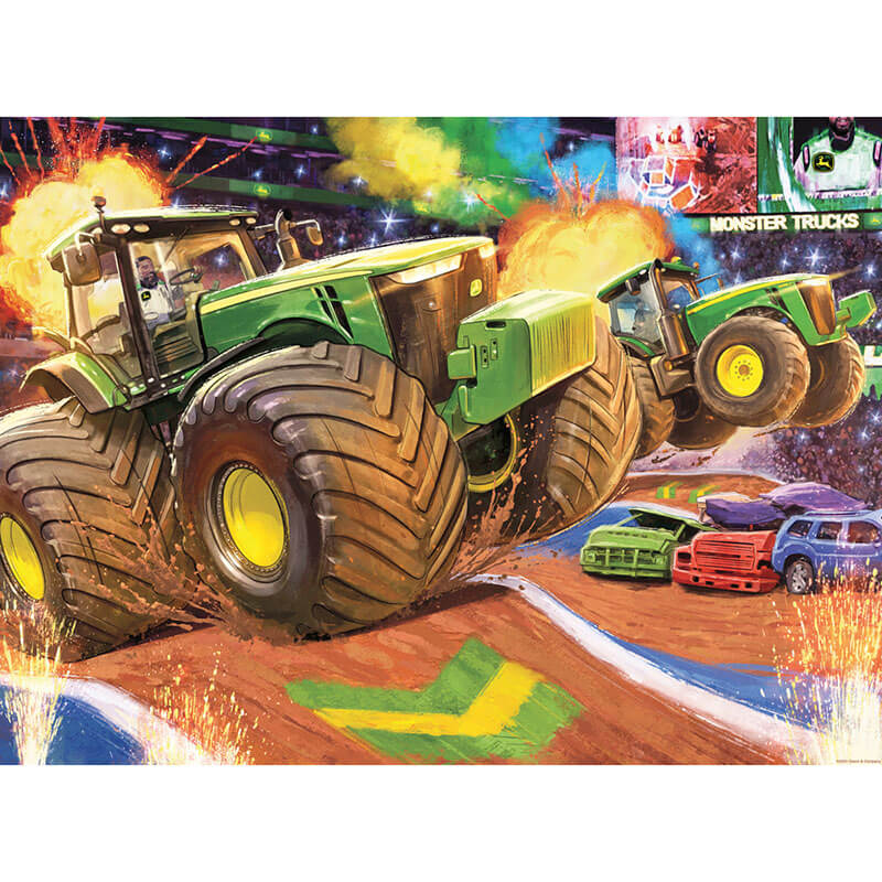 John Deere Big Wheels 100pcs Puzzle