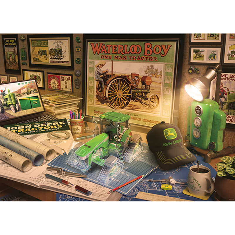 John Deere Work Desk 500pcs Puzzle