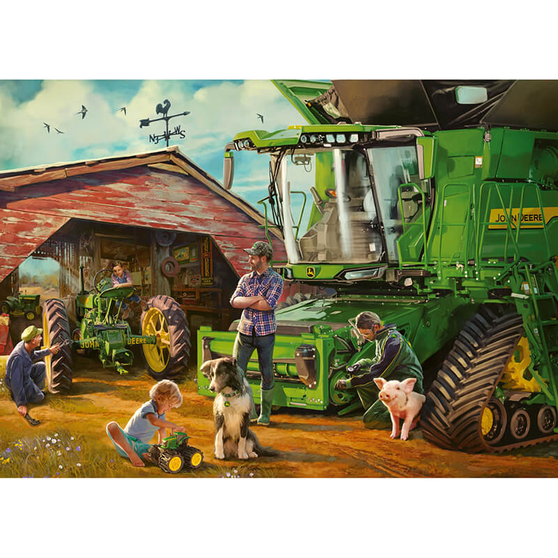 John Deere Then & Now 1000pcs Puzzle