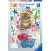 Kitten in a Cup 500pcs Puzzle
