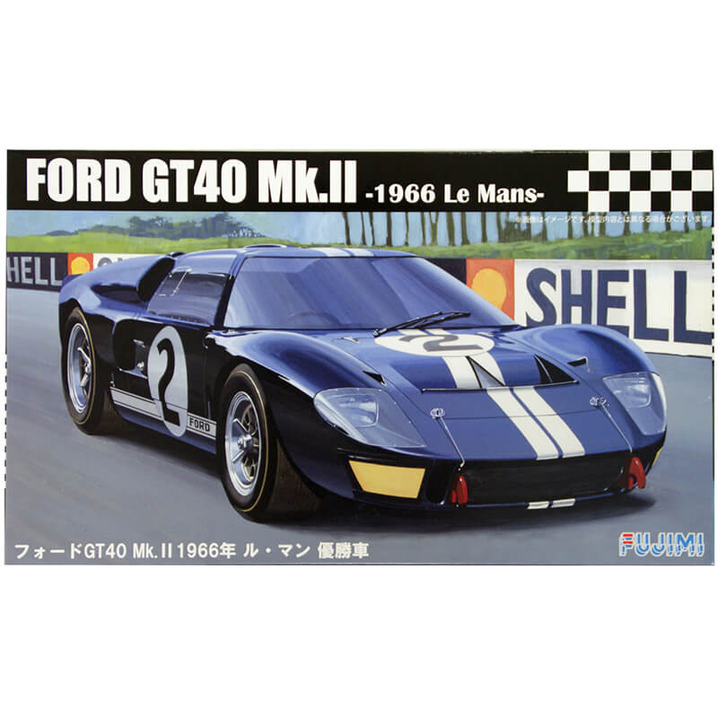 Fujimi 1/24 Ford GT40 Mk.II - 1966 Le Mans Kit