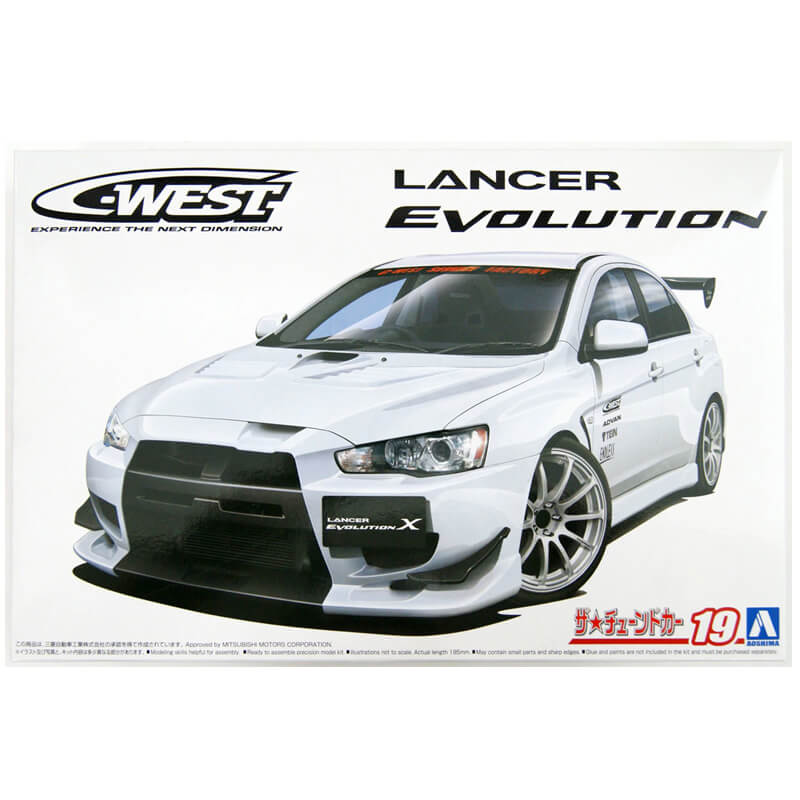 Aoshima 1/24 C-WEST CZ4A Lancer Evolution X '07 Kit