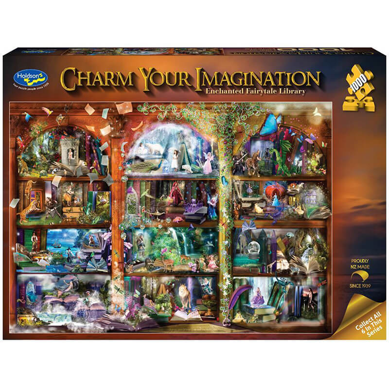 Enchanted Fairytale Library 1000pc Puzzle