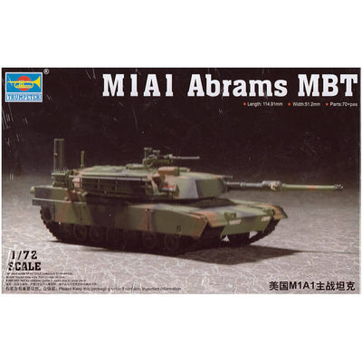 Trumpeter 1/72 M1A1 Abrams MBT Kit
