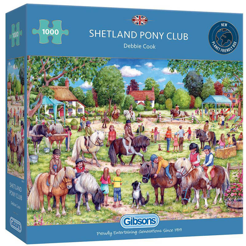Shetland Pony Club By Debbie Cook 1000pc Puzzle