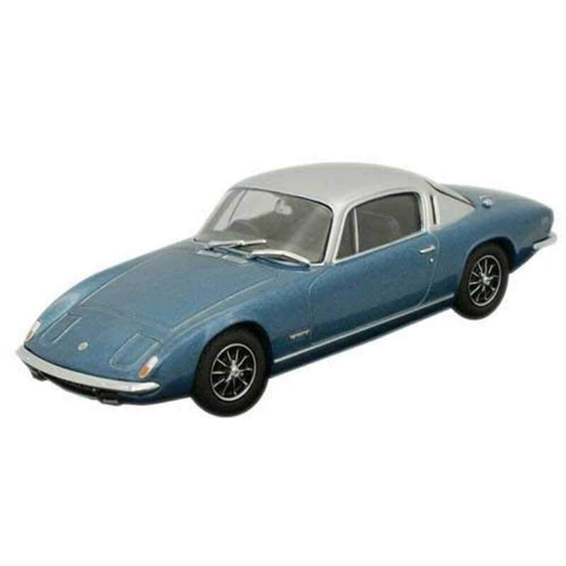 Oxford 1/43 Lotus Elan Plus 2 Lagon (Blue/Silver)