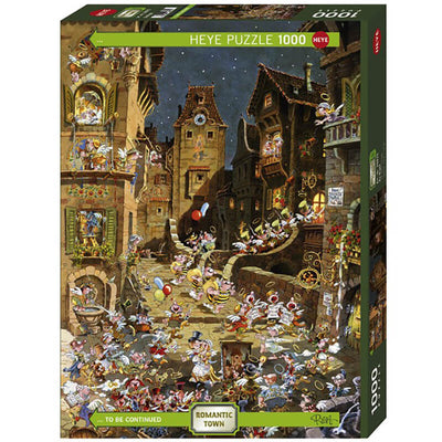 Romantic Town By Night 1000pc Puzzle