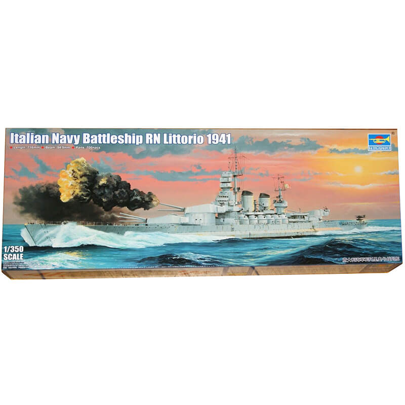 Trumpeter 1/350 Italian Navy Battleship RN Littorio 1941 Kit