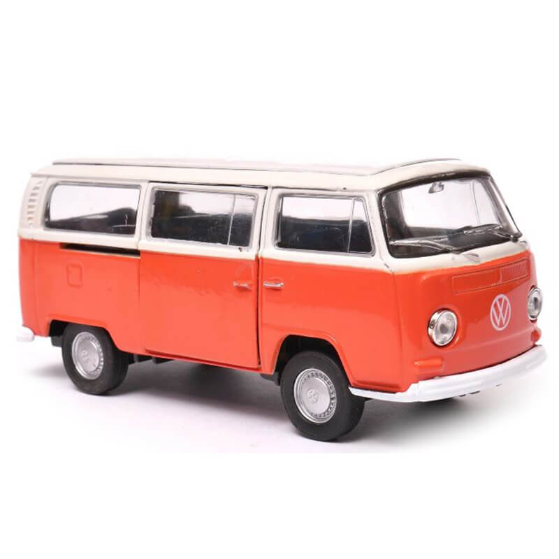 Welly 1/34 Volkswagen 1972 Bus T2 (Orange/White)