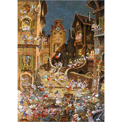 Romantic Town By Night 1000pc Puzzle