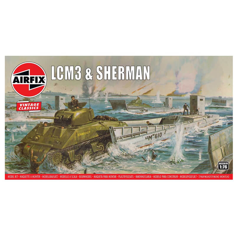 Airfix 1/76 LCM3 & Sherman Kit