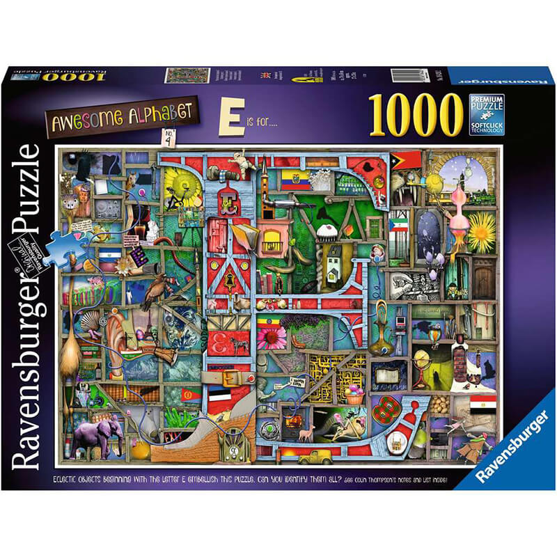 Awesome Alphabet E 1000pc Puzzle