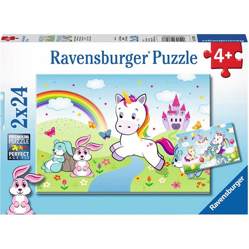 Fairytale Unicorn 2x24pcs Puzzle