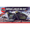 Airfix 1/76 Buffalo & Willys MB Jeep Kit