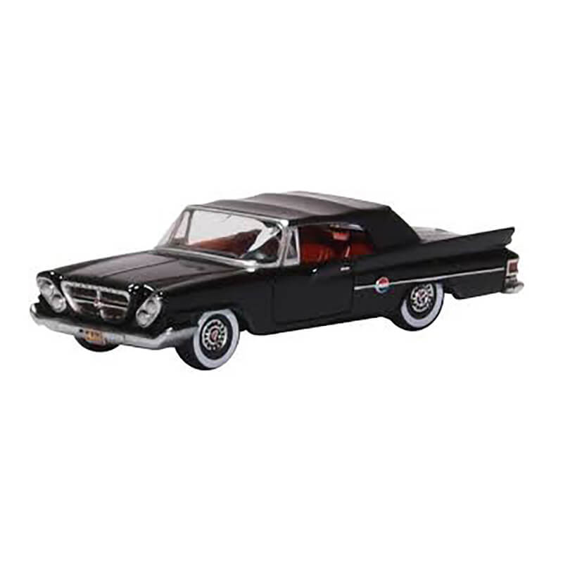 Oxford 1/87 Chrysler 300 Convertible 1961 - Closed (Black)