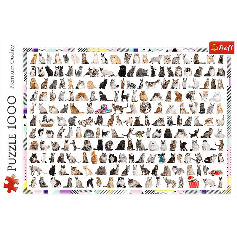 208 Cats 1000pc Puzzle