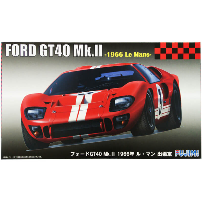 Fujimi 1/24 Ford GT40 Mk.II - 1966 Le Mans Kit