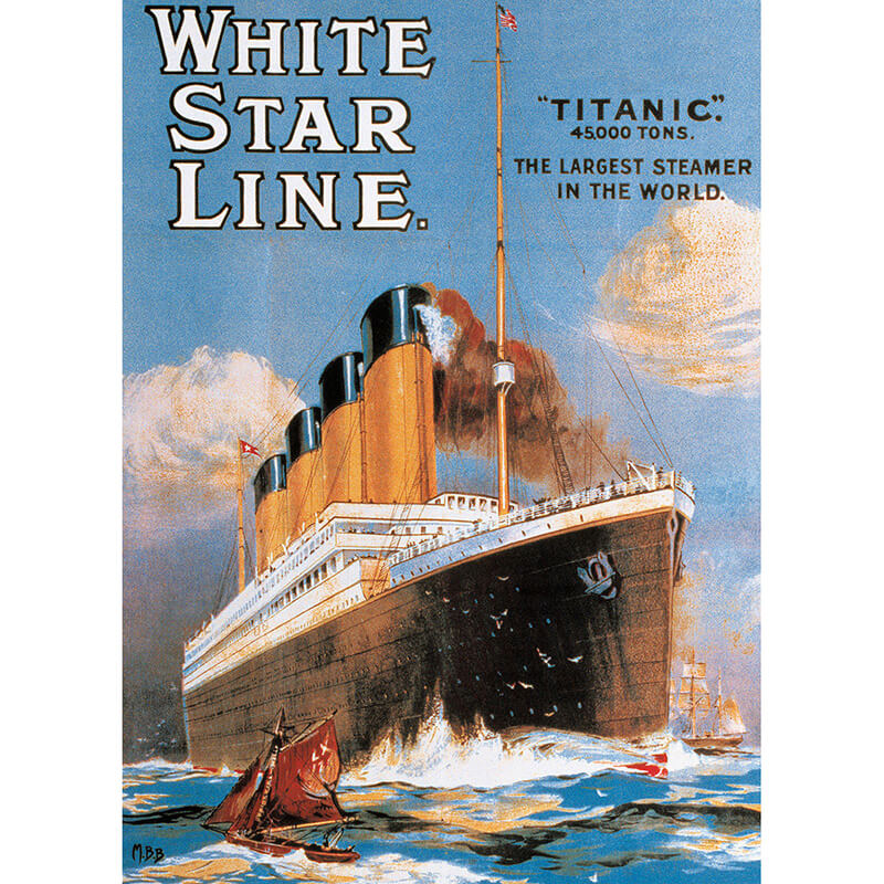 Titanic White Star Line 1000pc Puzzle
