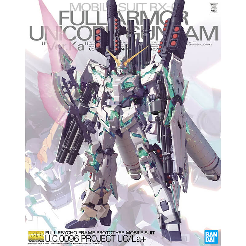 Bandai 1/100 MG Full Armor Unicorn Gundam "Ver. Ka" Kit