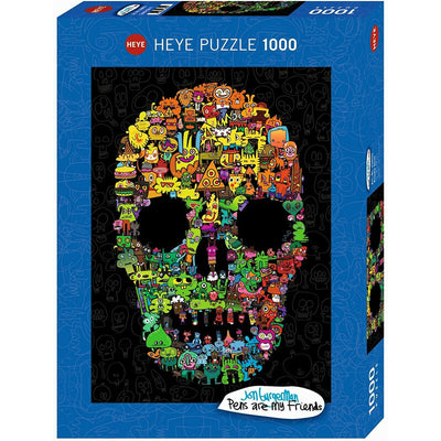 Doodle Skull 1000pc Puzzle