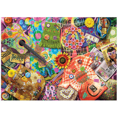 1960's Flower Power By Aimee Stewart 1000pc Puzzle