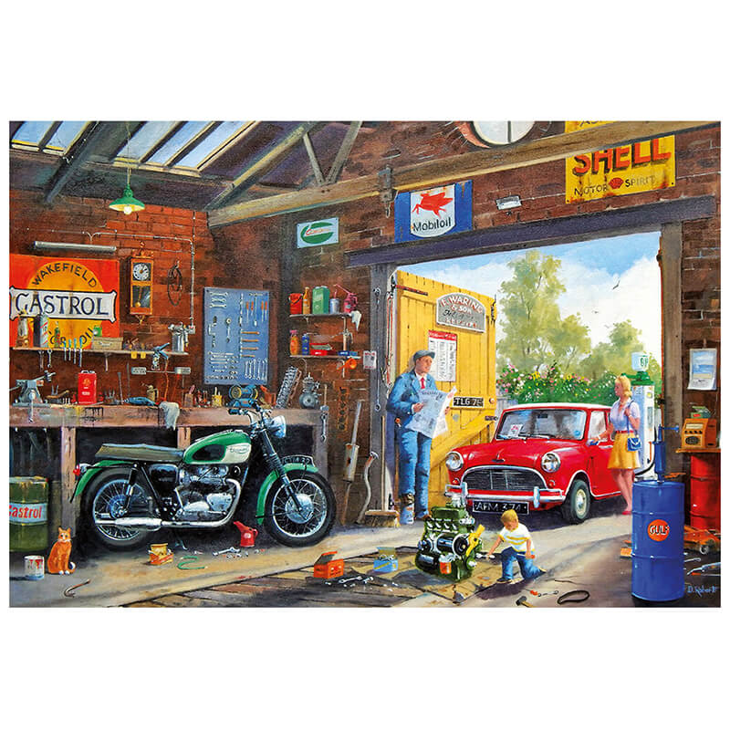 Daddy's Little Helper By Derek Roberts 100pc Puzzle